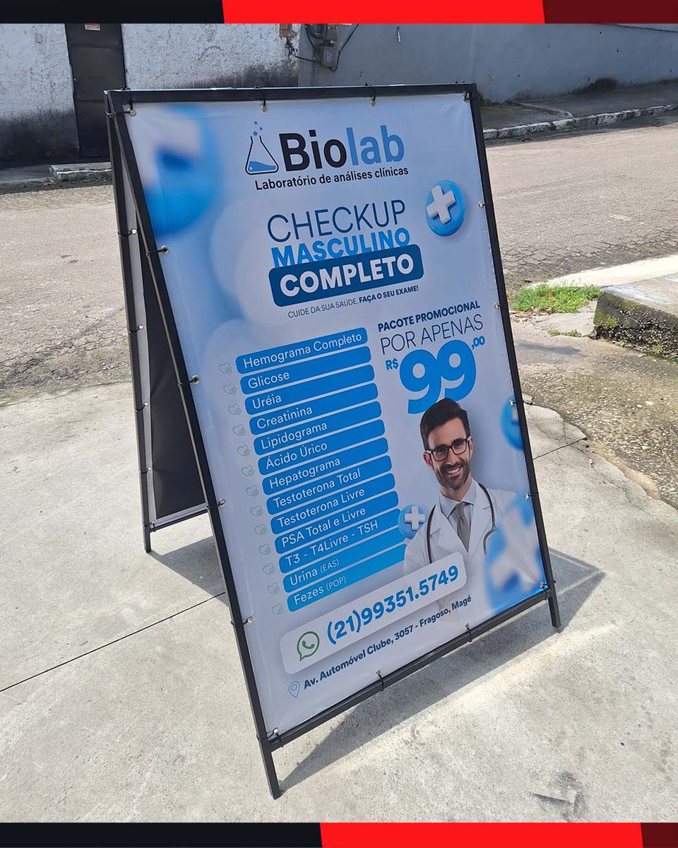 CaitanoArtes's tweet photo. Cavalete de metalon galvanizado com lona pra destacar seu negócio na rua e atrair mais clientes todos os dias.

Produção própria, material resistente e pronto pra uso.

A partir de R$249,90

WhatsApp: 21 97014-2995 (Link na bio)
#CaitanoArtes #Grafica #Comunicacaovisual https://t.co/SJ8B62kznX