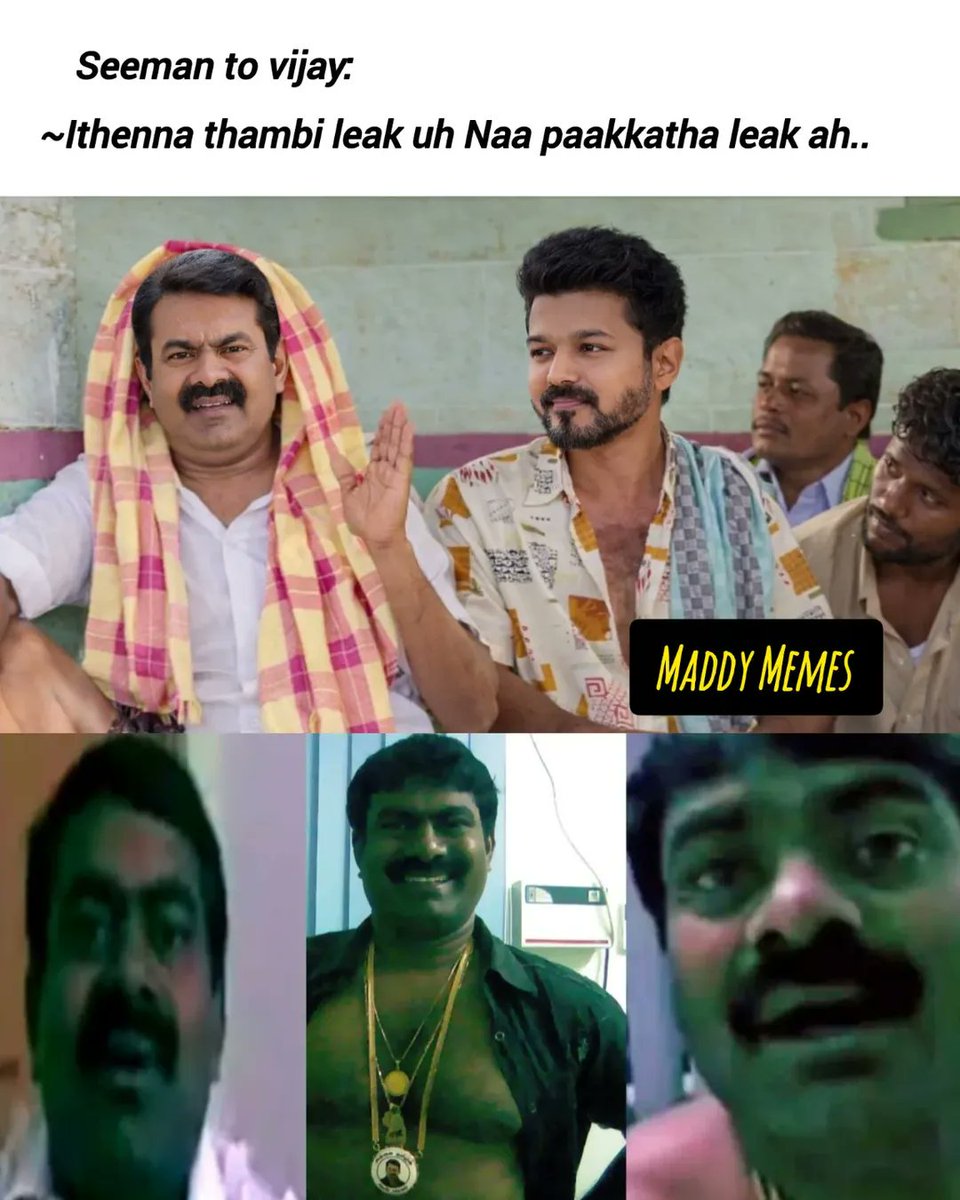 Suresh199104's tweet image. அண்ணன் சைமன் பாக்காத லீக்கா!😂😂

#WhistleForTVK #JanaNayagan
