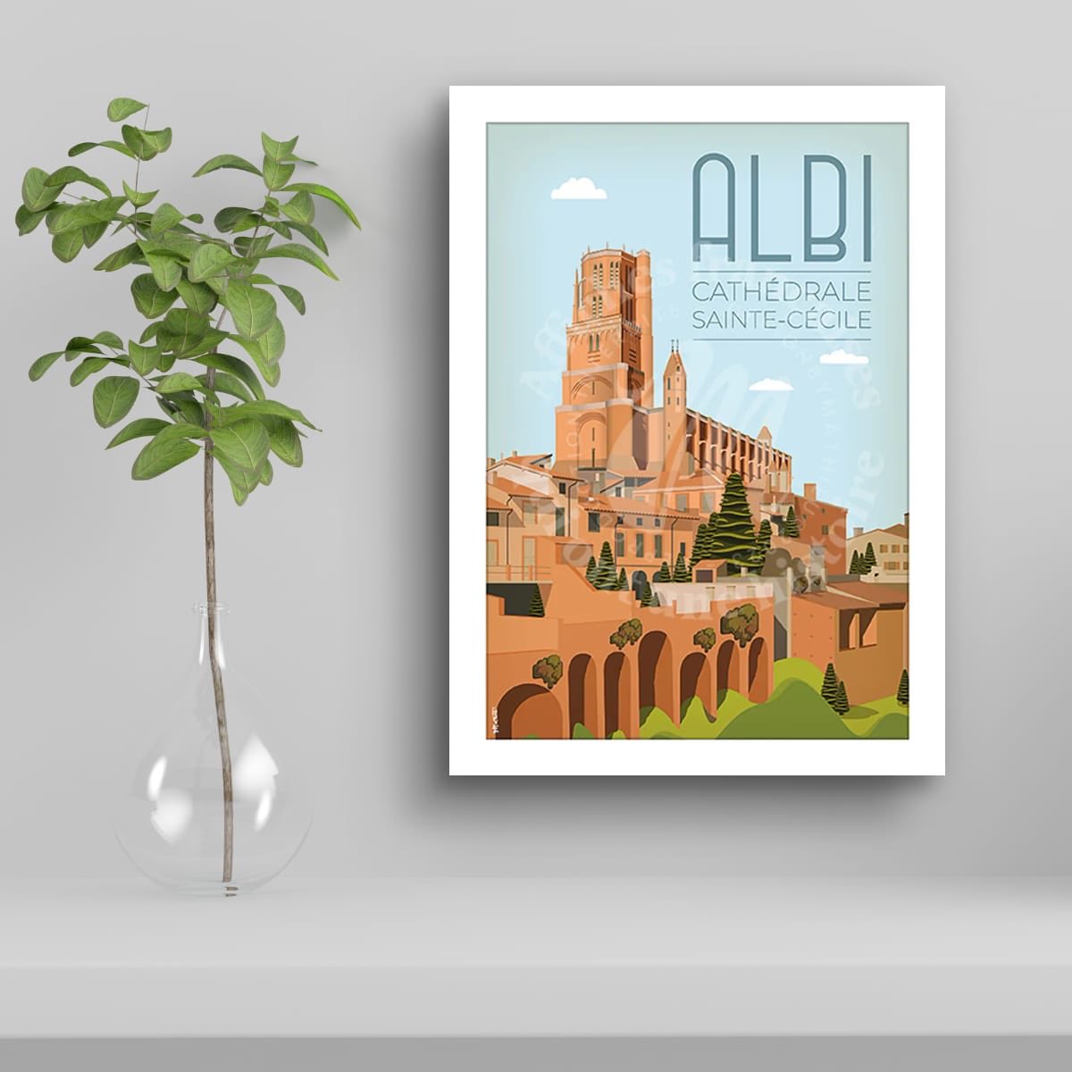 DesignByMathieu's tweet image. La majestueuse Sainte-Cécile d'Albi, brique par brique. 🧱✨
J'ai imaginé 4 ambiances pour cette nouvelle affiche. Laquelle s’intégrerait le mieux chez vous ? 1, 2, 3 ou 4 ? 👇
#Albi #Patrimoine #SainteCecile #Deco
