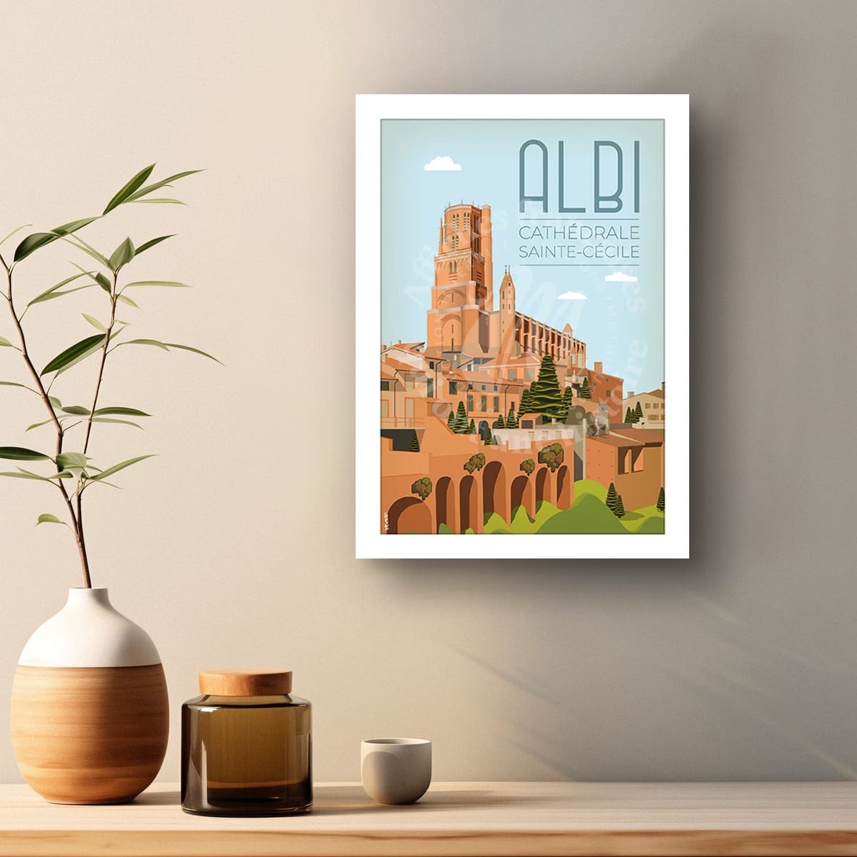 DesignByMathieu's tweet image. La majestueuse Sainte-Cécile d'Albi, brique par brique. 🧱✨
J'ai imaginé 4 ambiances pour cette nouvelle affiche. Laquelle s’intégrerait le mieux chez vous ? 1, 2, 3 ou 4 ? 👇
#Albi #Patrimoine #SainteCecile #Deco