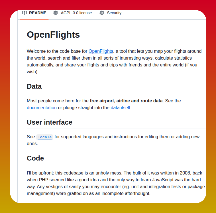 OpenFlights maps flights with open data https://t.co/HLW8xGy0FA