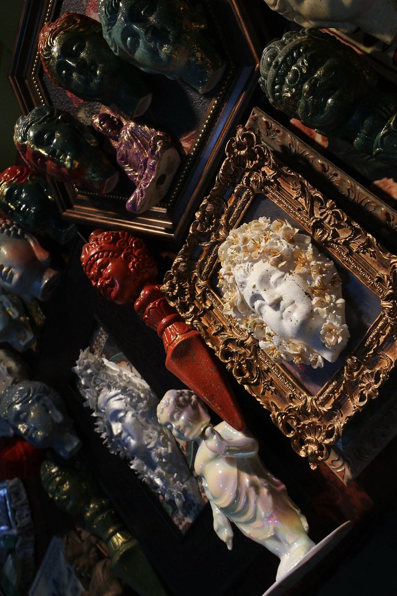 Witchwithparrot's tweet image. 老作和新作一起

#ceramic #雕塑 #仏像 #陶瓷雕塑 #buddha  #pottery #porcelain