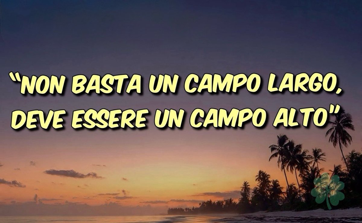 Mosquitas77's tweet photo. Mi è piaciuta questa definizione usata dal Sindaco di Udine, #AlbertoFeliceDeToni. 

“Non basta un campo largo, deve essere un campo ALTO”. 

#LePrimariedelleIdee servono anche a questo! 🍀 https://t.co/GjAGO01Bwc
