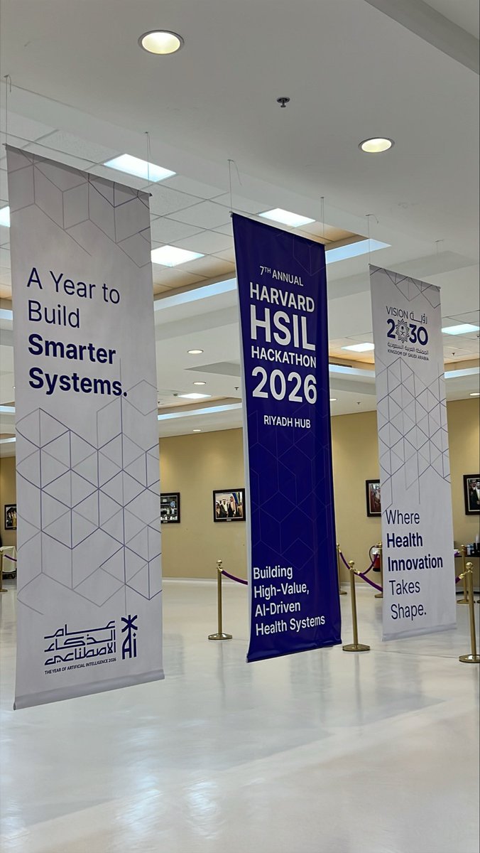 ro0ffy's tweet photo. Proud to share that our team was selected among 2,000+ applicants to participate in the Harvard HSIL Hackathon 2026 in Riyadh: AI in Healthcare.
It was an inspiring experience collaborating on real-world healthcare challenges. Grateful for the journey and the people I met. https://t.co/MrbOm2VA5D