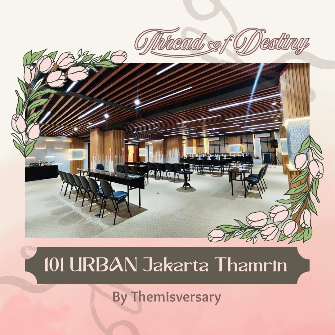"Arranged the venue, the menu, the seating.
All that's left is you, my beloved bride."

Threading our destiny into an eternal bliss of life 💍

Save the date!
📆 25.07.2026
📍101 URBAN Jakarta Thamrin, Jakarta Pusat