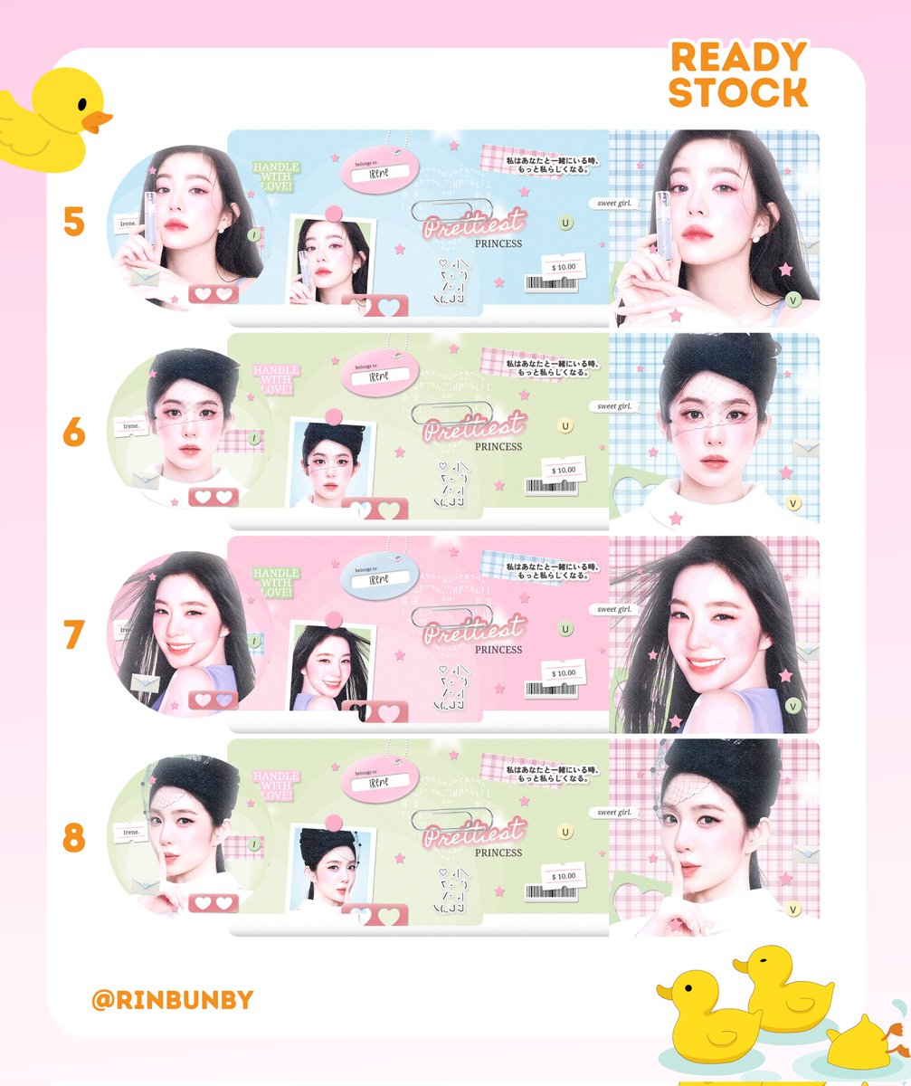 rinbunby's tweet photo. help repost thankyou! ⭐🥢

  hayi! shera ada membawa ready stock layout special irene only https://t.co/TlgVuTDCXm 🍥 dapat dijemput ke dm yaa dan free retext! 👀

#zonauang #zonajajan #zonaba https://t.co/hL4CIGxhww