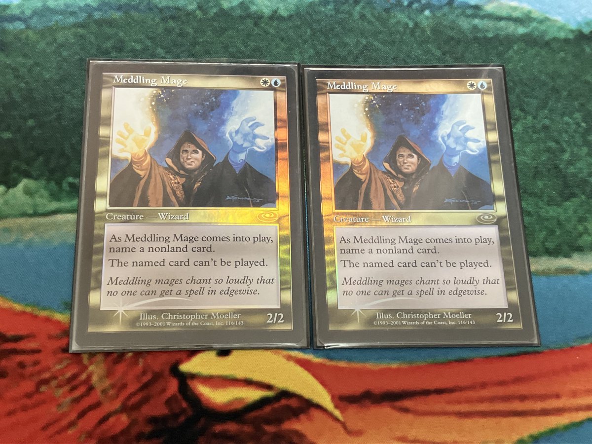 nenemumi's tweet image. 入荷通知があり、メッダーfoilが2枚になった✨😁

あと2枚😇