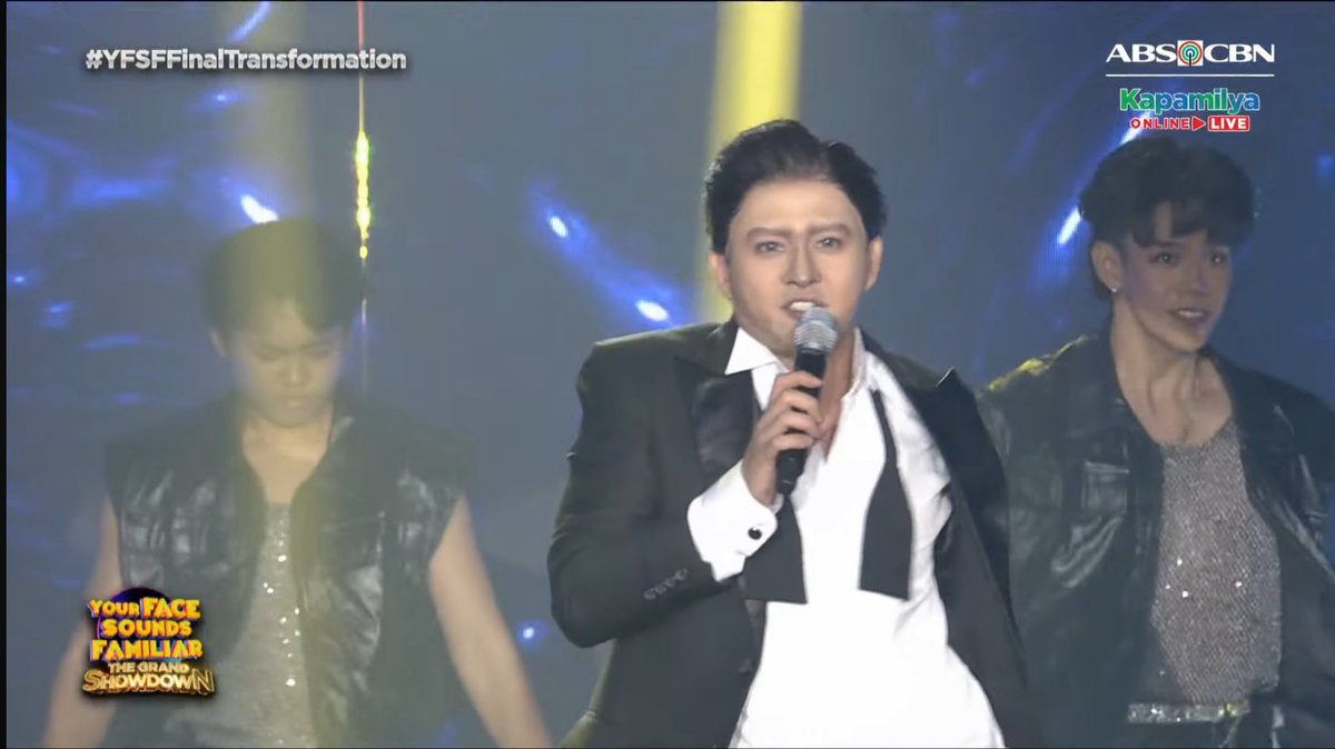 kowalerts's tweet image. ANGAS LEVEL MAX! 🔥 #Akira channels Justin Timberlake and OWNS the stage! 😍

#sYFSFFinalTransformation #ABSCBN #YFSF2025 #YourFaceSoundsFamiliar