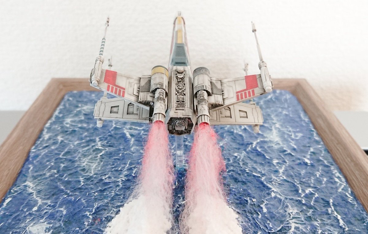 nnkkgunpla's tweet image. 100均の「粘土」と「綿」だけで誰でも作れる！！

#スターウォーズ #starwars #ジオラマ