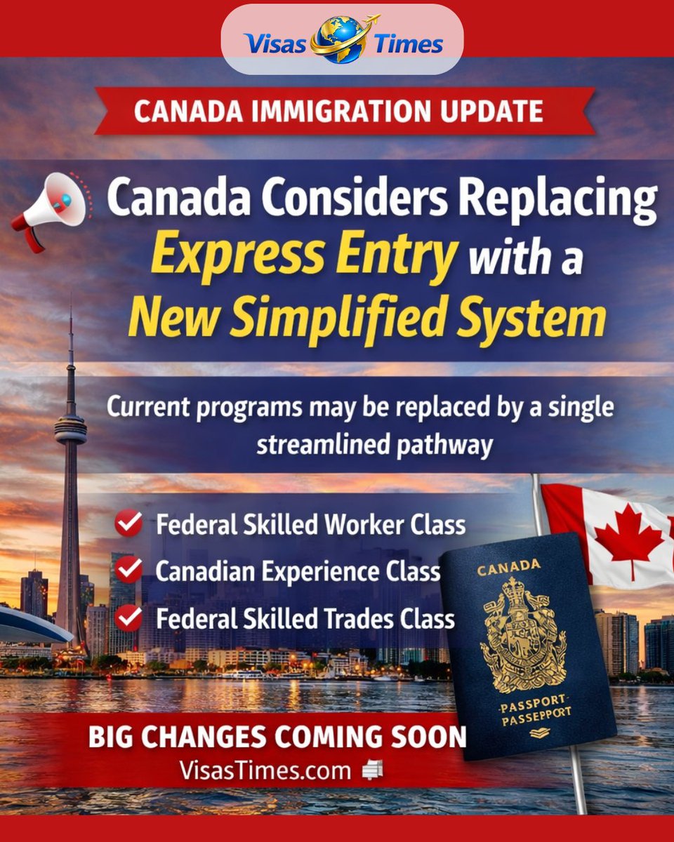 VisasTimes's tweet image. Big update for Canada PR aspirants 🚨🇨🇦

Full Article Link: visastimes.com/north-america/…

More updates coming soon, stay tuned with VisasTimes 👀
Visit our website for full details 🔗
visastimes.com

#visastimes #canada #canadaexpressentry #immigrationcanada #canadavisas