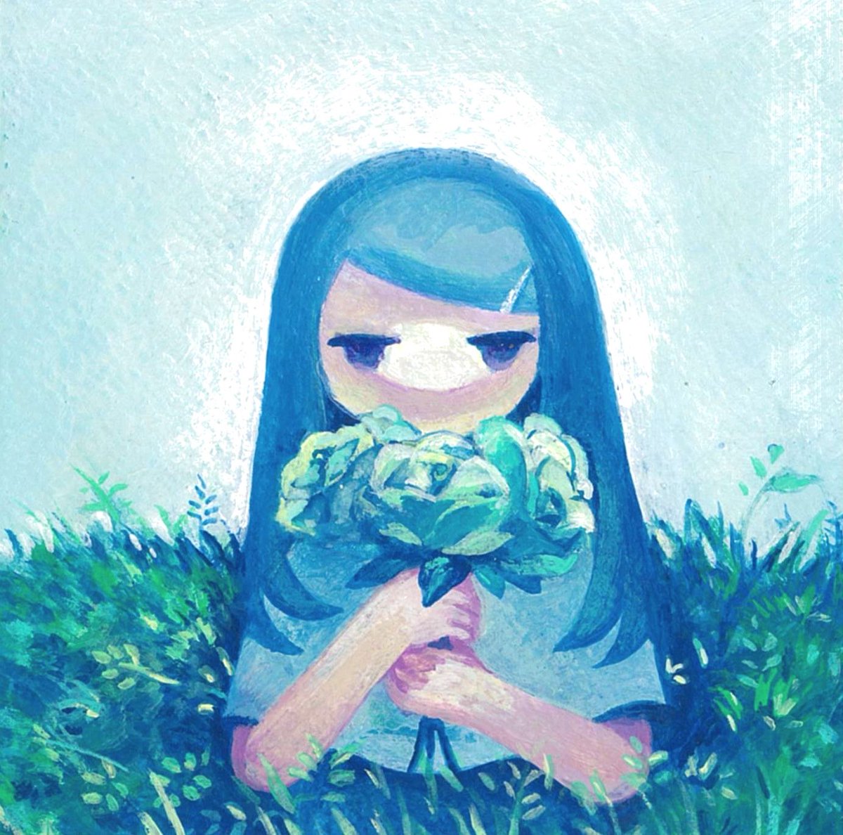 17zy___'s tweet photo. 💐🫧
 #illustration #oc https://t.co/XdSIMCXy0n