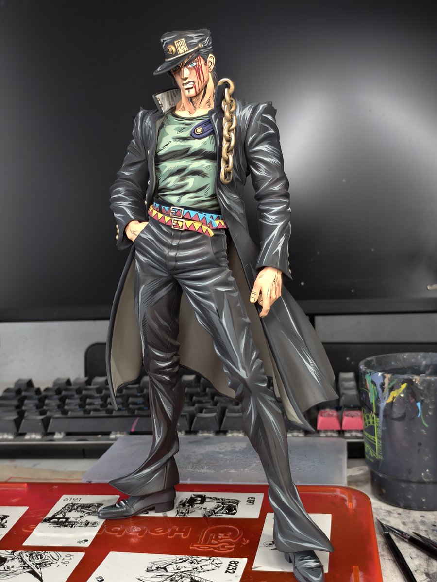 My Stand is the judge! Sentinel Jotaro Kujo Custom Repaint. The stardust light never fades away. 🔥
#ジョジョの奇妙な冒険 #空条承太郎 #千値練 #リペイント #フィギュア #リペイントフィギュア
