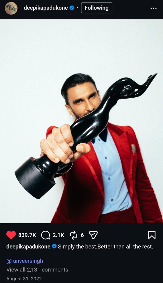 matargashtiiii_'s tweet photo. people were trolling ranveer during this time for his nude photoshoot and she was supporting him. support is important at someone's lowest not someone's highest https://t.co/KDzAEhL7Ue