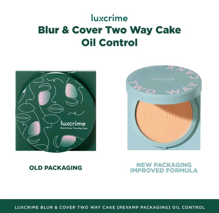 itsmehallo123's tweet image. [OIL CONTROL] Luxcrime Blur &amp;amp; Cover Two Way Cake -  Powder Smoothing, warna hijau untuk #KULIT #BERMINYAK, UV Protection, dan Vitamin E. Matte finish. Size mini and normal. Sudah ada refill nya 
Tiktok Mall || Price 99k (flash sale) || ⭐️4.9/5 vt.tokopedia.com/t/ZS9LjtyXEUfV…