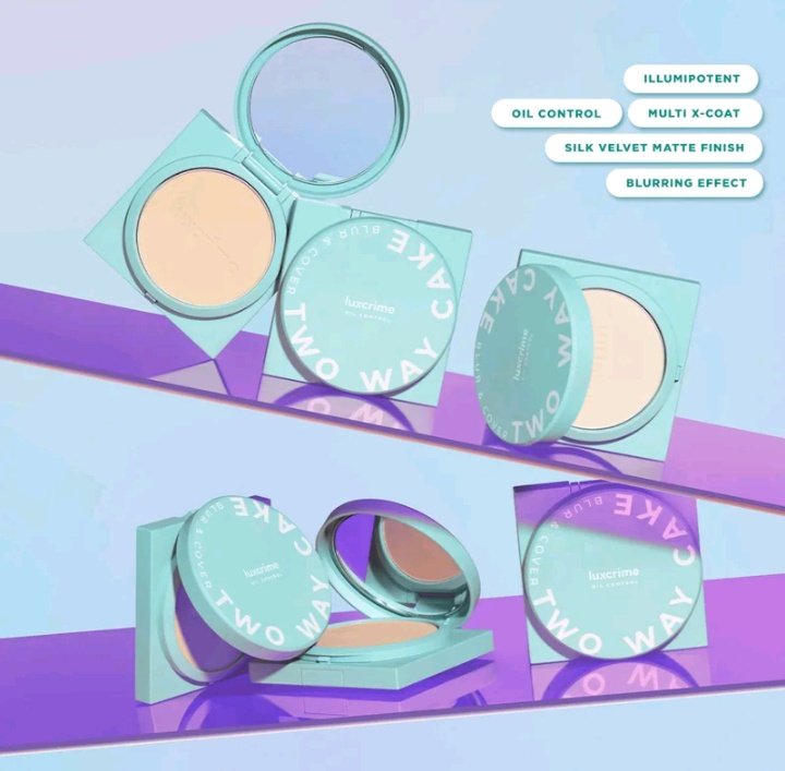 itsmehallo123's tweet image. [OIL CONTROL] Luxcrime Blur &amp;amp; Cover Two Way Cake -  Powder Smoothing, warna hijau untuk #KULIT #BERMINYAK, UV Protection, dan Vitamin E. Matte finish. Size mini and normal. Sudah ada refill nya 
Tiktok Mall || Price 99k (flash sale) || ⭐️4.9/5 vt.tokopedia.com/t/ZS9LjtyXEUfV…