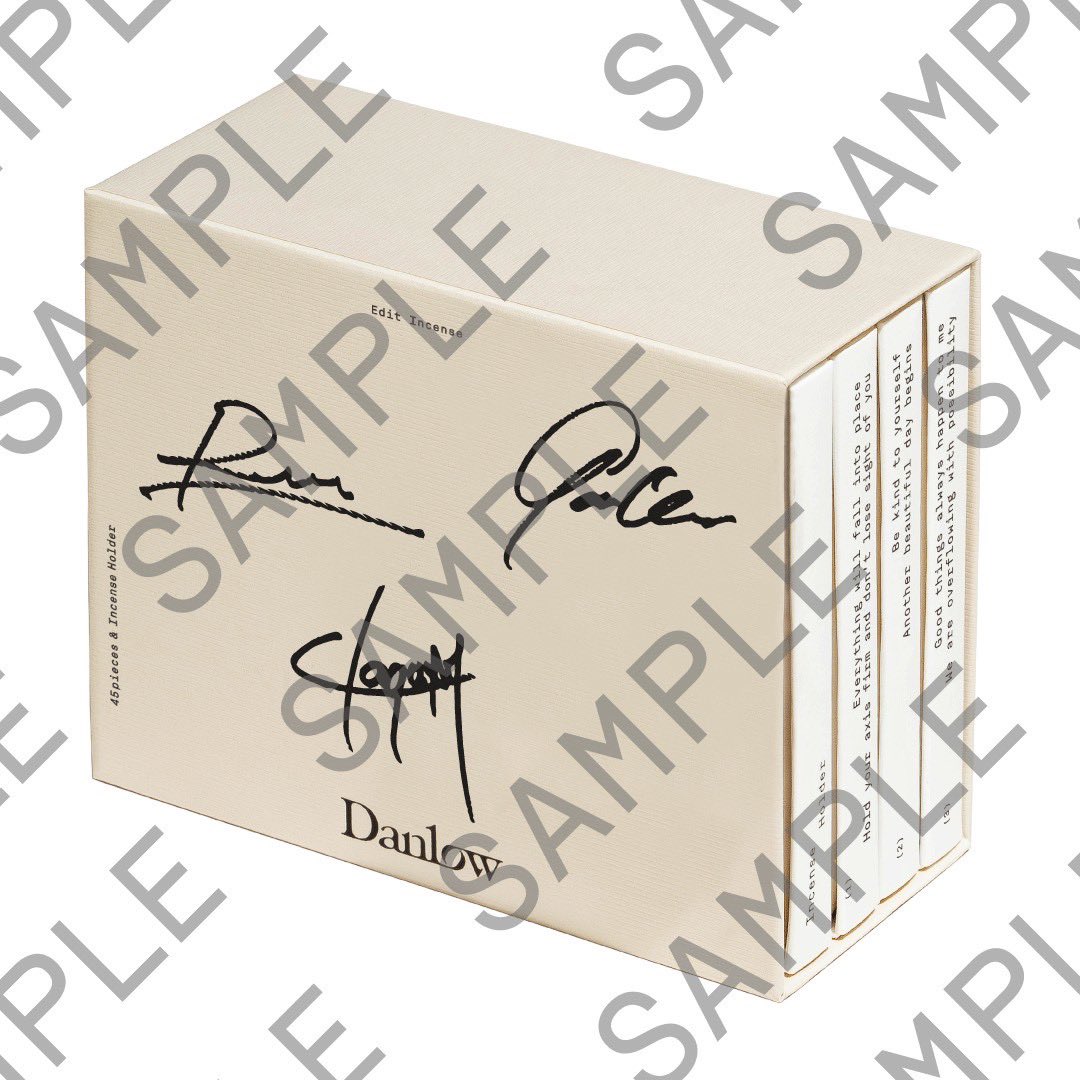 PARK × Danlow コラボインセンスリスト 先行販売がスタートしました