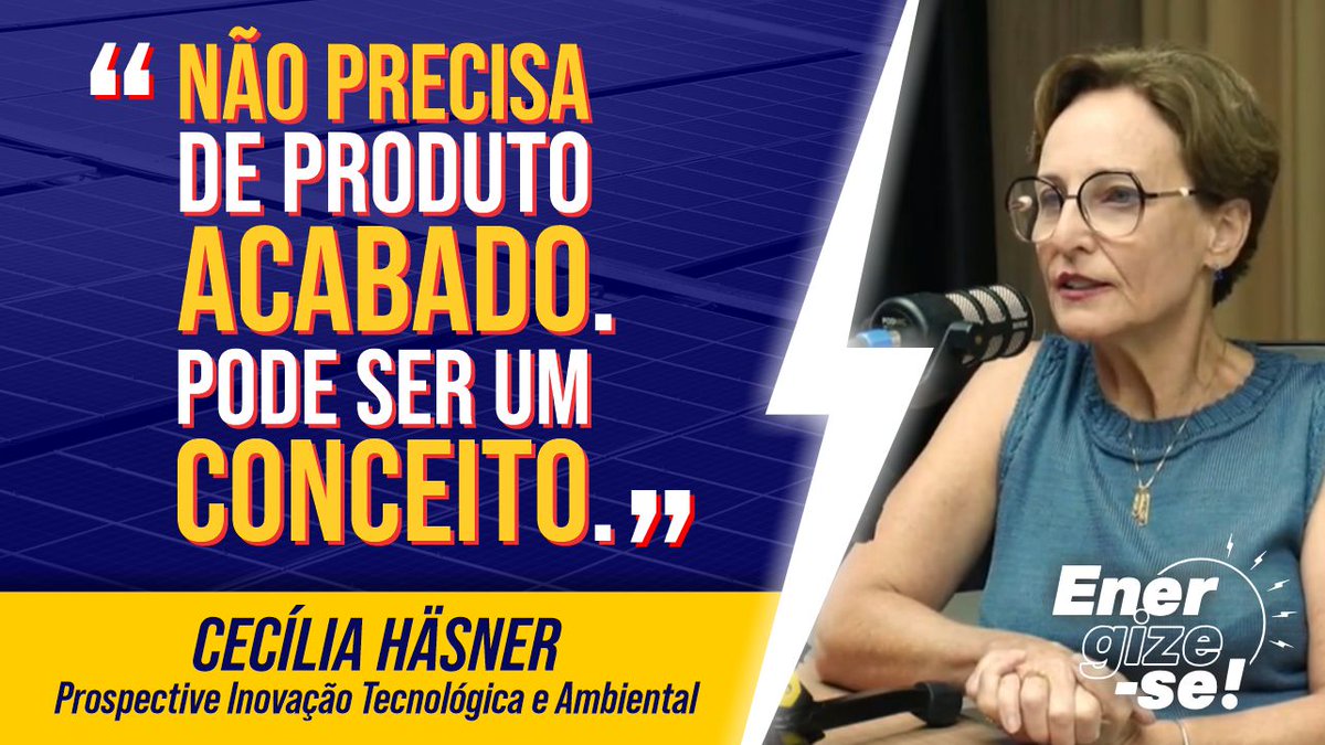Dúvidas sobre quando ou como pedir uma patente? Cecília Häsner (Prospective) explica tudo. Ela aproveita e desfazer o mito de que precisa de um produto completamente acabado. Tire essa e muitas outras dúvidas neste corte do ENERGIZE-SE! youtube.com/watch?v=PekgHM…