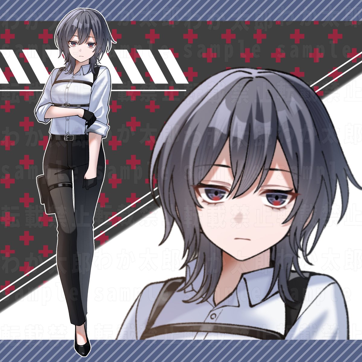 wakastawei's tweet photo. つなぐのオークションにてキャラ販売追加いたしました！
TRPG等でご利用いただけるウルフヘアスーツの女性です

ご購入先は固ツイにて⇩

ご縁がありましたら🌱

#キャラ販売　#つなぐ https://t.co/GCYVFZd30J