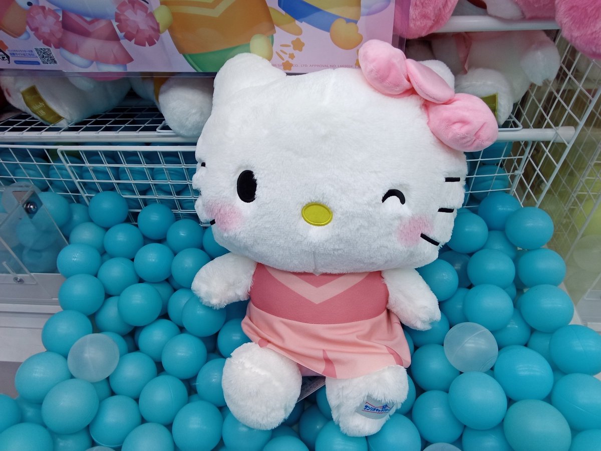 ‼️(新品)‼️超超BIGハローキティを含むぬいぐるみ 6体セット プライズ情報】 ハローキティ キャラクター大賞2026超超BIGぬいぐるみ