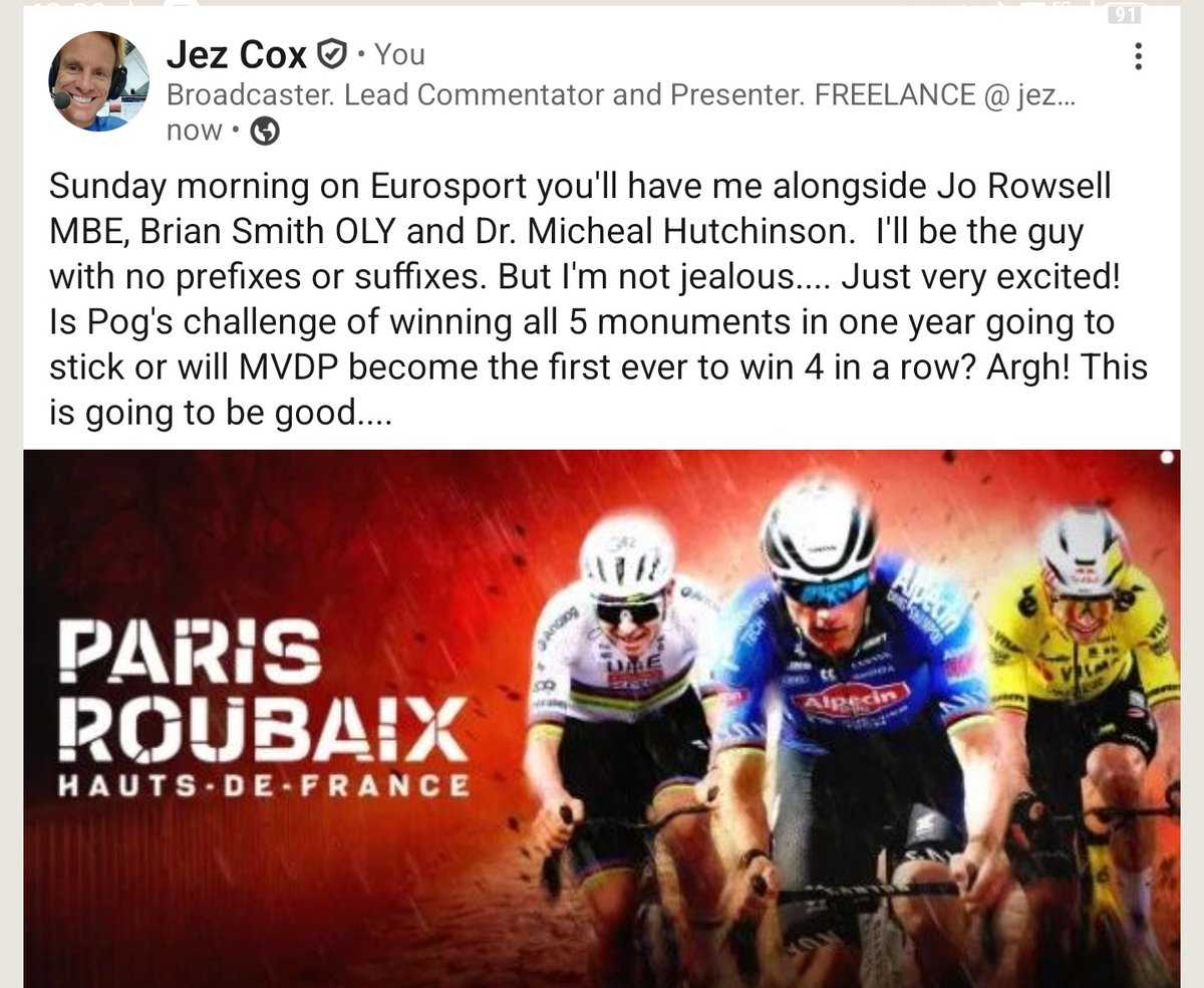 Jez Cox tweet media