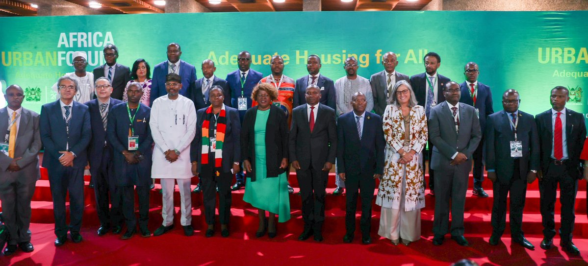 UNHABITAT's tweet image. At #AUF2, countries adopted the Nairobi Declaration, marking a shift from dialogue to action. 

Commitments embed housing in national plans, urban planning, financing frameworks, accelerate #SDG11 and #Agenda2063, while building momentum towards #WUF13.

 lnkd.in/esW5_auY