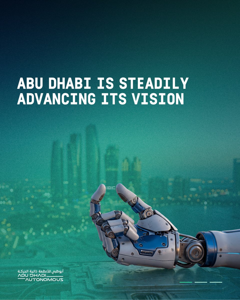 أبوظبي للأنظمة ذاتية الحركة | Abu Dhabi Autonomous tweet media