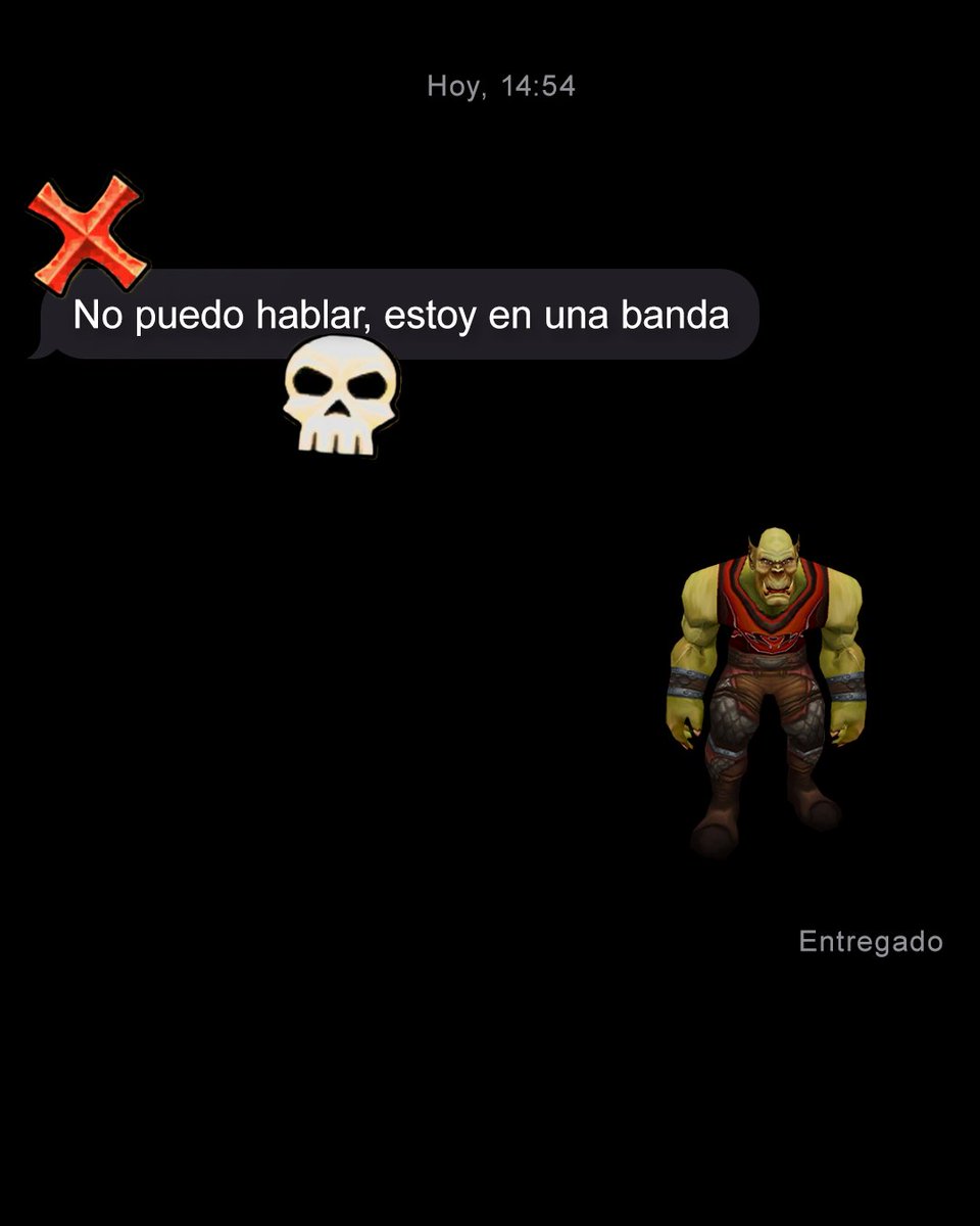 Warcraft_ES's tweet photo. ¡Mantén pulsado, guarda y añade stickers a tus mensajes! 🌙❌💀 https://t.co/V7Ab2RXAI5