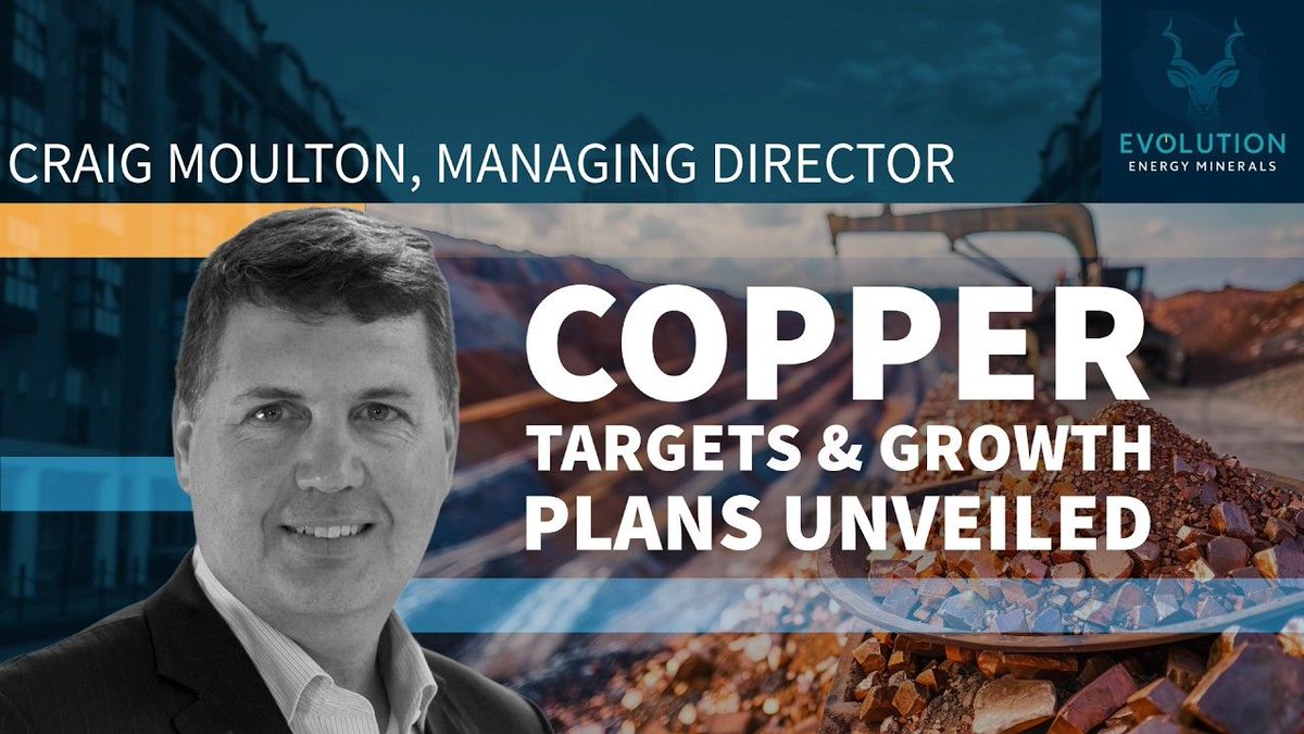 StockBoxMedia's tweet photo. 🎙️Interview Recap🎙️

@StockBoxMedia spoke to Craig Moulton, Managing Director of @Evolution_EV1 (ASX:EV1), discussing new high-priority copper drill targets at the Chikundo VMS project, progress toward May drilling, and strategic team expansion to support growth.

Watch below ⬇️
https://t.co/0LxFJlTE23