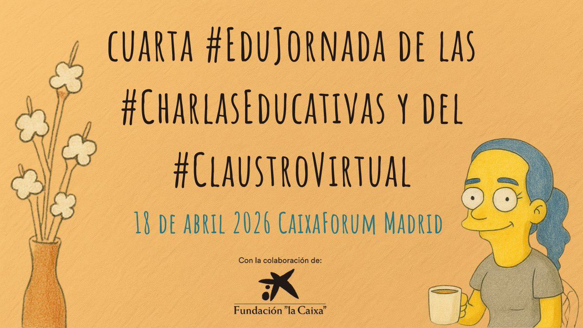 fernando_marti7's tweet photo. Y en una semana estaremos disfrutando de una nueva #EduJornada.
¡La 4ª que tenemos el placer de celebrar y la 3ª que tenemos el lujo de realizar el el @CaixaForum de Madrid! Quién lo iba a decir...😊
@imgende @CharlasEducativ #claustrovirtual https://t.co/qaGREu8d7k