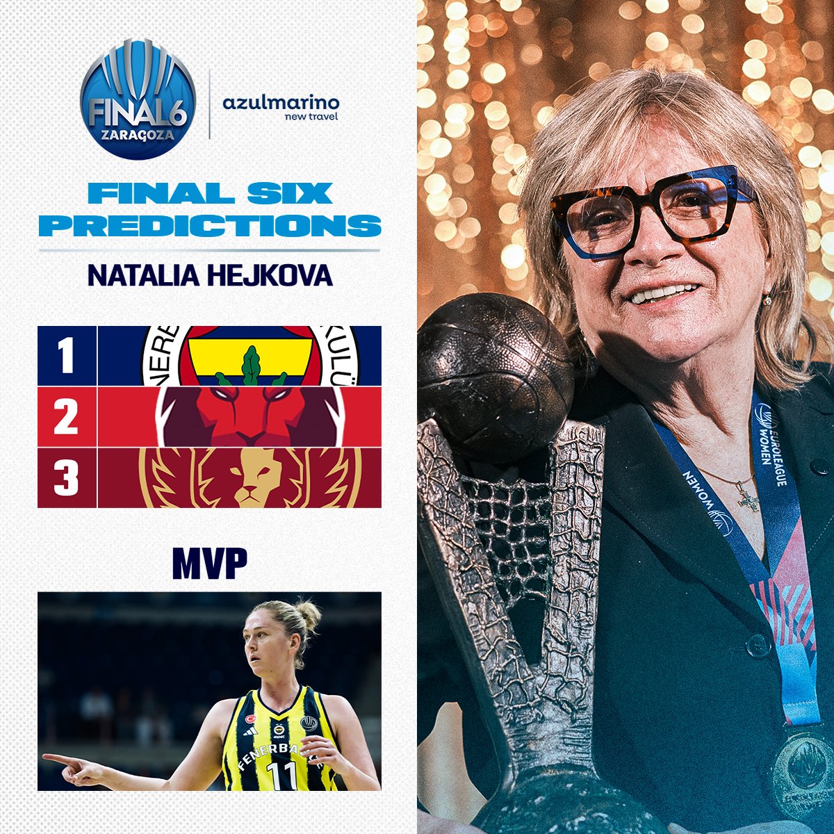 EuroLeagueWomen's tweet photo. We got predictions from the most winning coach in #EuroLeagueWomen history 👀 

Were they accurate? 🏆 

🗳️ https://t.co/Fd5C7P72HC https://t.co/CcvnpHxPnu