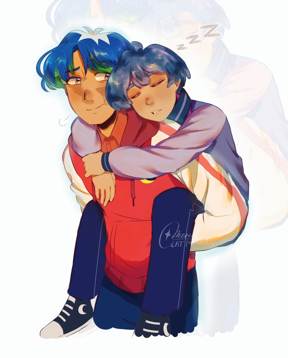 NebbleArt's tweet photo. Brothers 🌎🌕
#solarballs #solarballsfandom #earth #luna #ibispaintx #fanartㅤ #fypシ゚ https://t.co/zJgSZ9k2yO