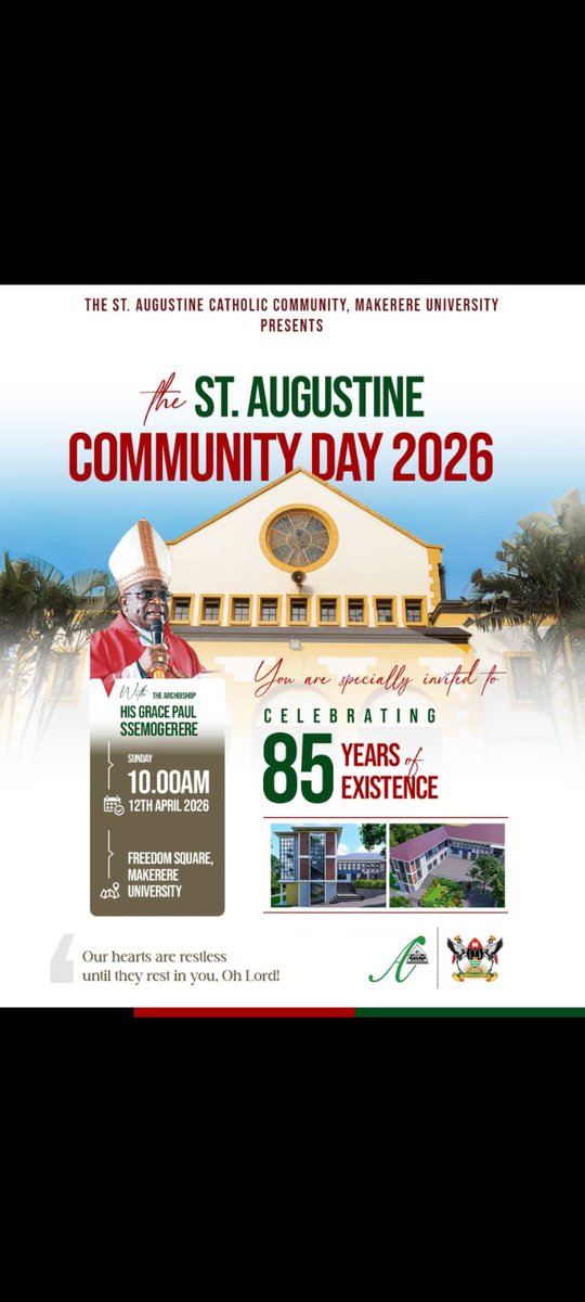 St. Augustine Catholic Community, Makerere tweet media