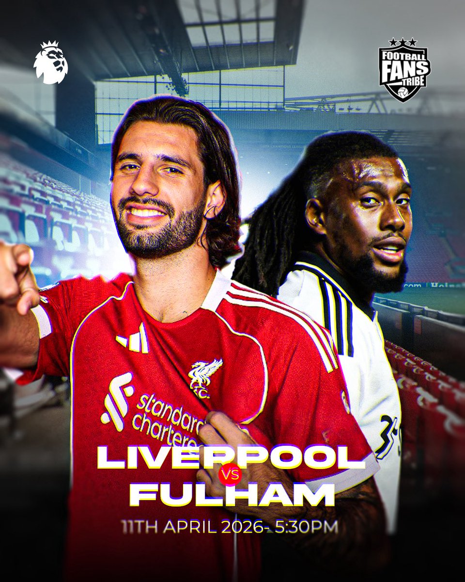 FansTribeHQ's tweet image. Here are today’s Hot Fixtures in the English Premier League as we officially step into the RUSH HOUR phase of the season;

Arsenal 🆚 Bournemouth @ the Emirates 🏟️ by 12:30pm
Liverpool 🆚 Fulham @ Anfield 🏟️ by 5:30pm

How una see the weekend?

#Arsenal #Liverpool #fulham