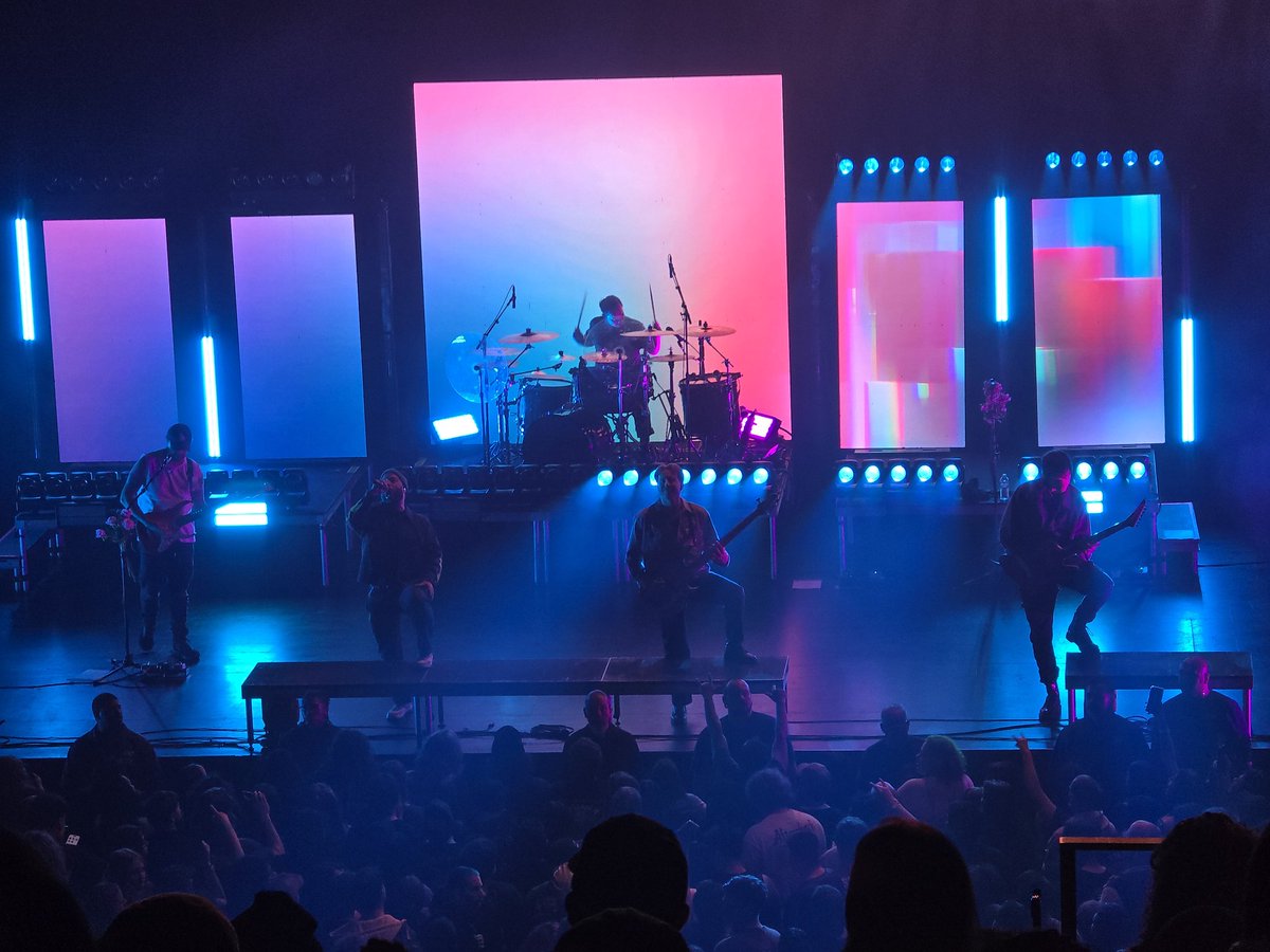 Got to go see my favorite band Erra tonight for my first concert on my freakin Birthday. They were amazing!