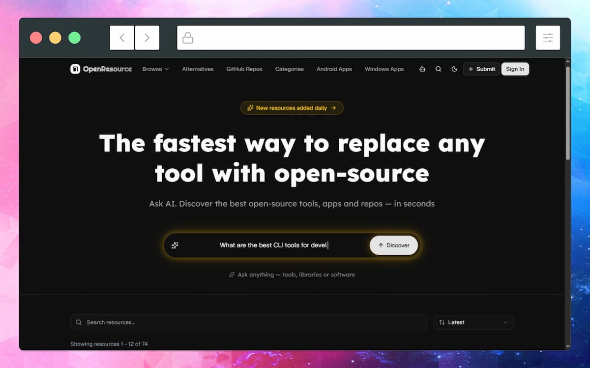 softapps's tweet image. ¿Buscas alternativas libres a las #apps de siempre? 🔎

OpenResource reúne herramientas y proyectos open source en un mismo lugar.

Su chat con #IA te ayuda a encontrar opciones útiles de verdad.

➡️softandapps.info/2026/04/11/alt…
