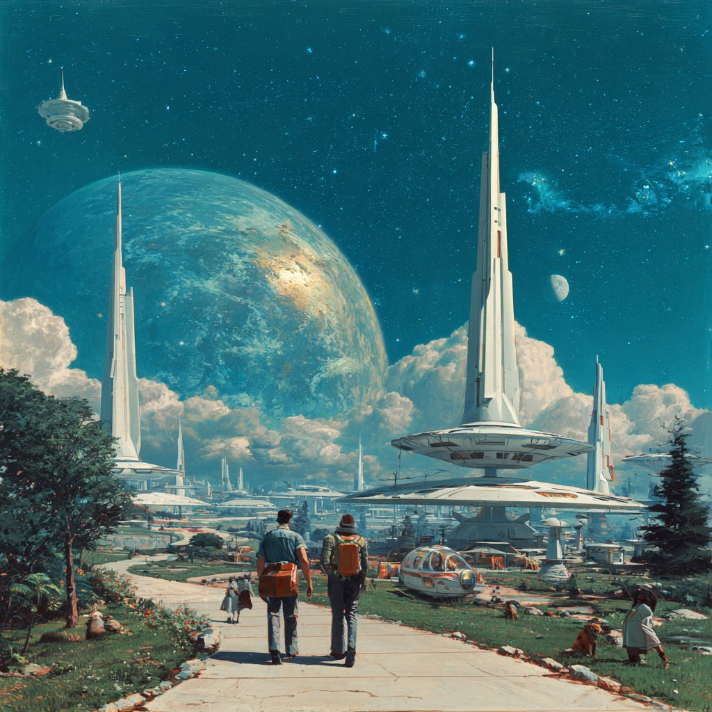 Unique930's tweet image. QT or Share Your SciFi Art
“SciFi from the 1950s”
#AIart️️️️️️️️️️️️️️️️️️️️️️️️️️️️️️️️️️️️️️️️️️️️️️️️️️️ #1950s #scifi #futuristic #scifiart #aiartcommunity