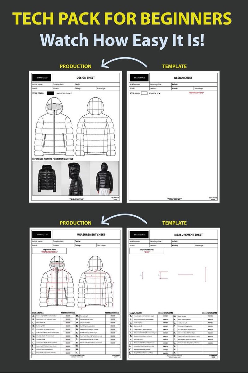 DoerakP3770's tweet image. Starting a streetwear brand? This beginner friendly tech pack template helps turn your first concept into clear production pages without starting from zero every time. fashiontechpacker.etsy.com/listing/434106… 

#StreetwearBrand #StreetwearDesigner #TechPack #ClothingBrand