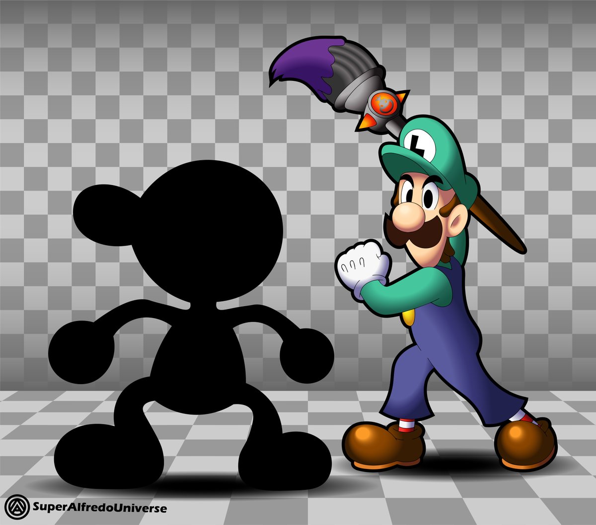 SuperAlfredoUn1's tweet image. I swear, when this scene came on, I jumped out of my chair. 🔨

#SuperMarioGalaxyPelícula #SuperMarioGalaxyMovie #nintendo #Luigi #MrGameandWatch #Fanart #Digitalart