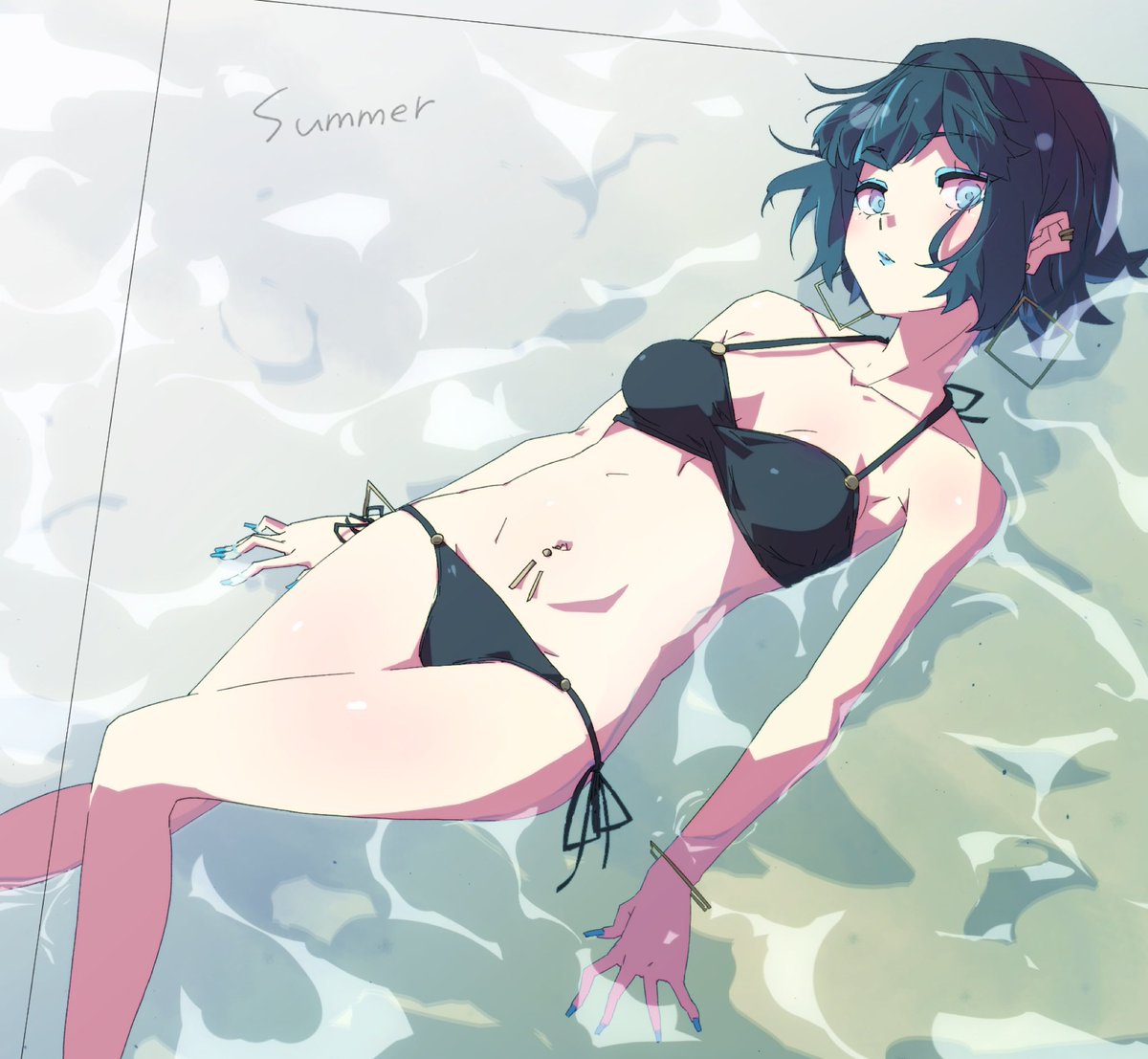 見よ!!!

 #気温が高いので気が早いが水着絵が見たい 