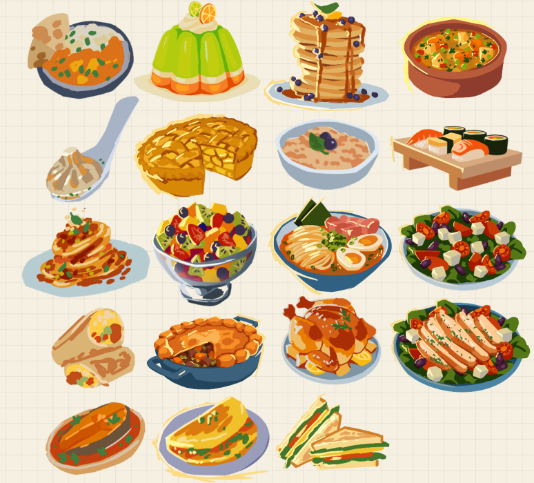 Oorgames's tweet photo. More progress on #pelicanEmpyrean. All the character art is done now, and these are WIP sketches for the meal cards.

Also built out progression more, now each roguelike run-type has unlockable variations - different rulesets for different flavours of play!

#indiegame #gamedev https://t.co/rHPvESIFop