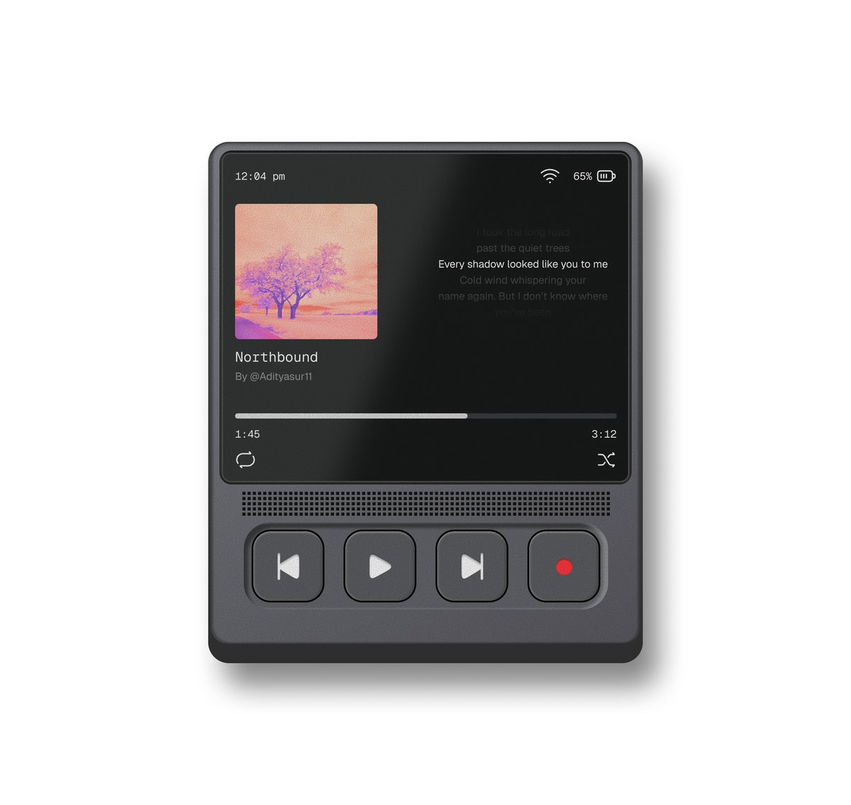 AdityaSur11's tweet image. I can't enough of creating music players.
Made in Figma completely from scratch.
Thoughts?