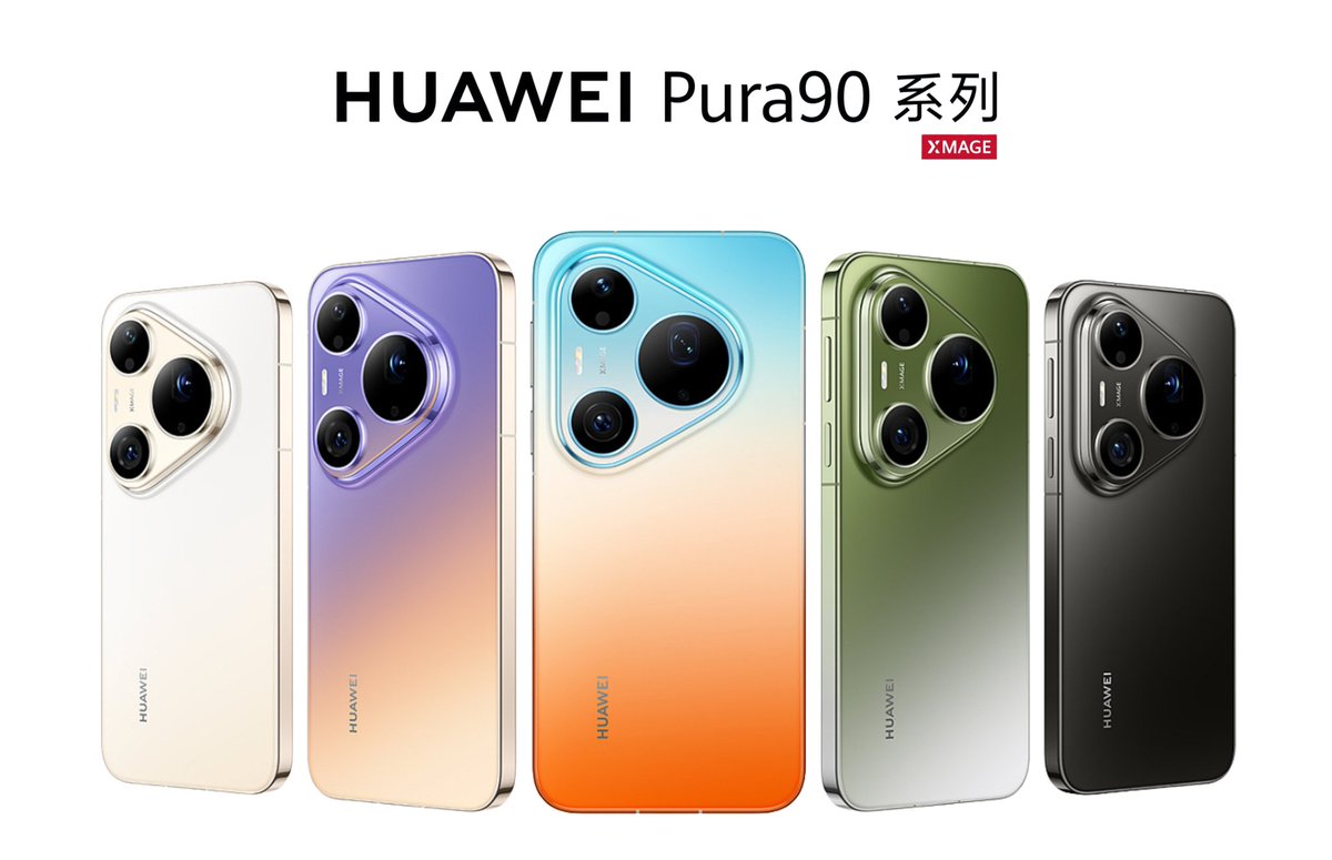 GadgetsTurbo's tweet image. #Huawei has officially confirmed that the Pura 90 series will be unveiled at a launch event in China on April 20, 2026 ✅

• Huawei Pura 90 Pro
• Huawei Pura 90 Pro Max

Read Here: 
gadgetsturbo.in/2026/04/huawei…