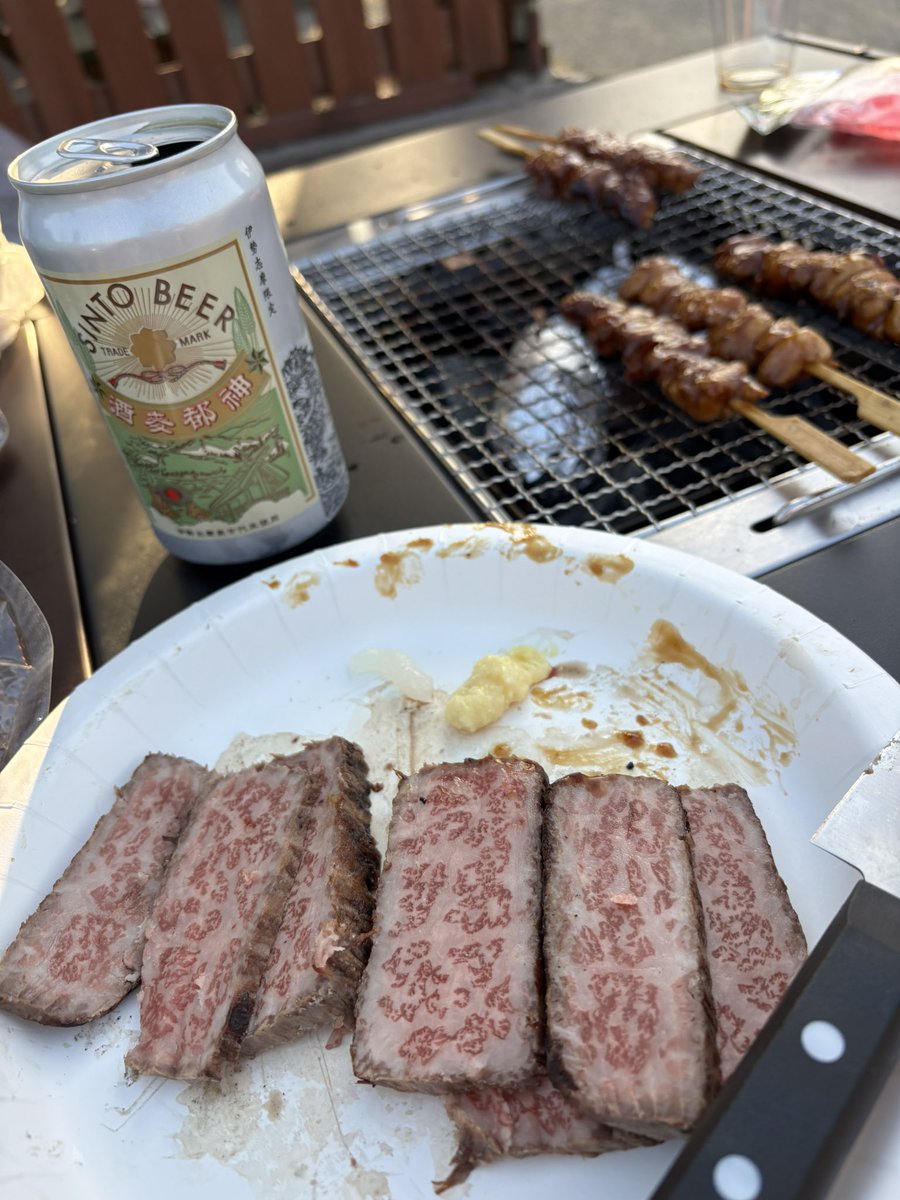 ランプのタタキからスタートいたします😍
#キャンプ
#三重
