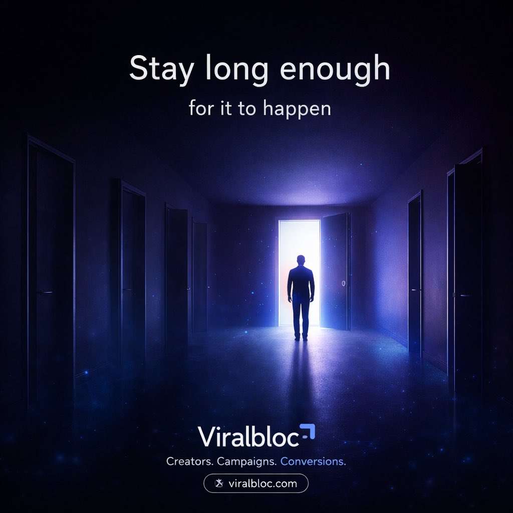 Web3 rewards the people who stay.

Consistency keeps you in the room long enough for opportunities to find you.

👇👇👇
virabloc.com