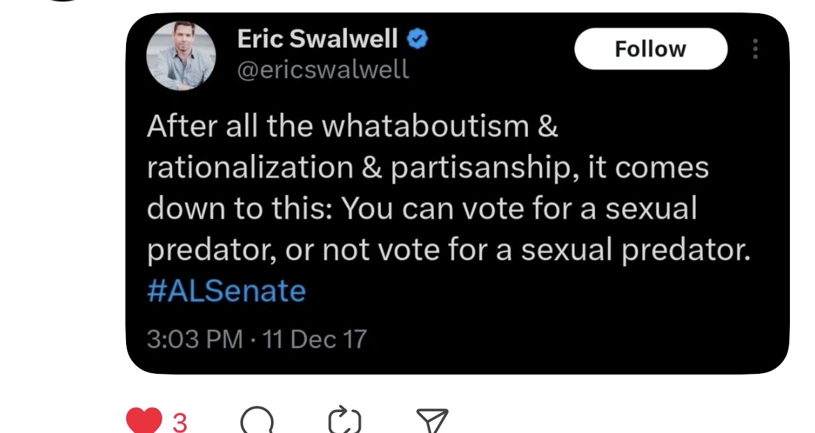 Flightless223's tweet photo. @RepSwalwell https://t.co/K2oD1KIKNd