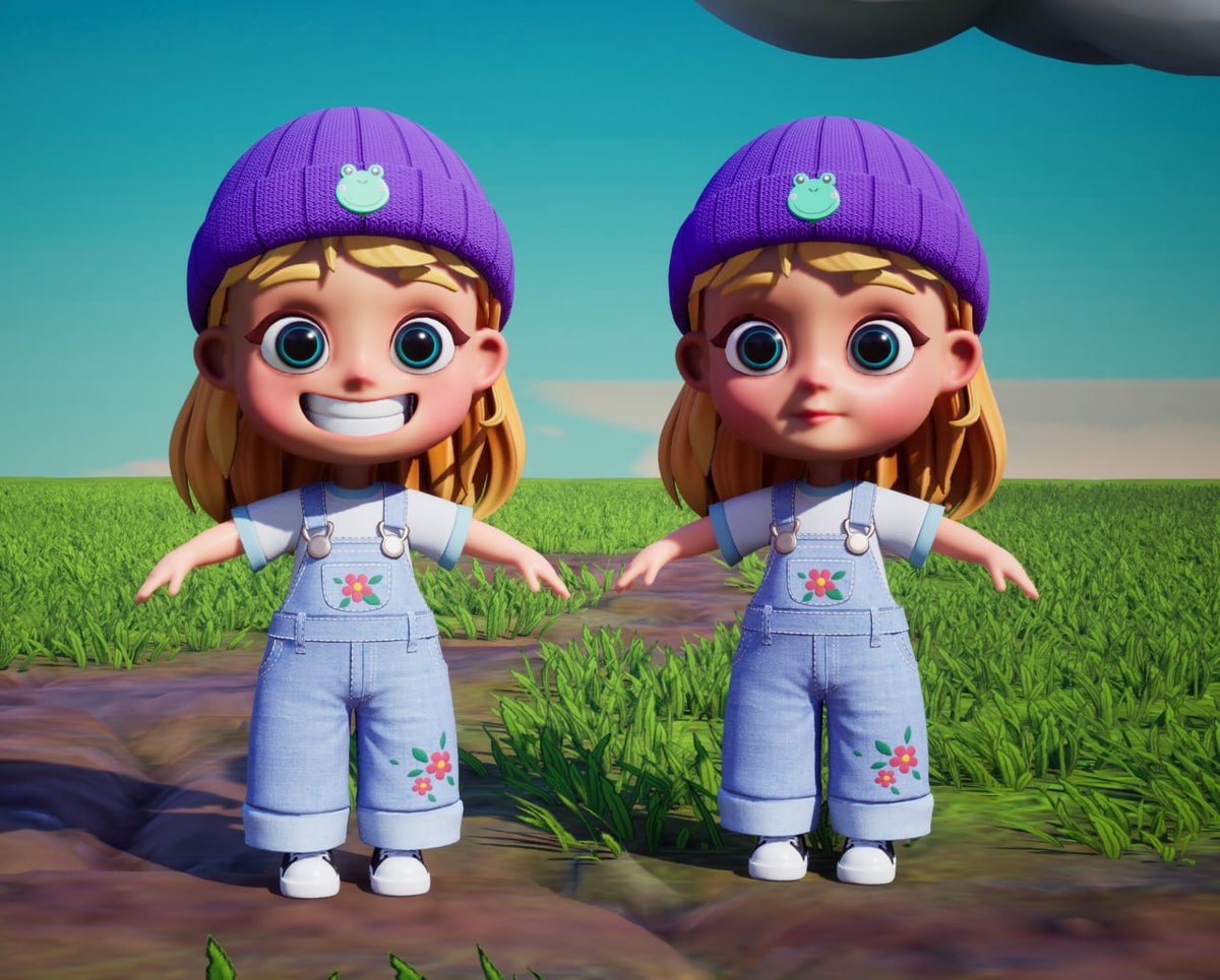 TamitosGame's tweet image. Hey Tamitos,

We are finalizing our main hero, Lumi. An autistic little girl who sees the world differently. She is the reason and the motivation behind our game.Lumi will always be alongside her sister Ela, who will also be introduced very soon.
#Tamitos #autismawareness #game
