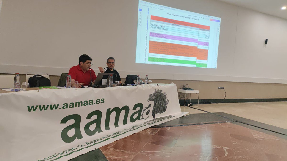 Toma la palabra el Presidente de la asociación.
#PoliciaMedioambiental
#MediosDeDefensa
#AAFFMM
#AgentesMedioambientales