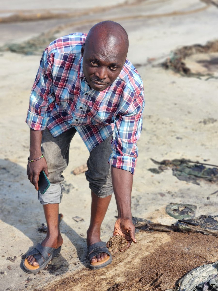 Wisdom_JBK's tweet photo. Bearing Witness to Environmental Devastation, Demanding Justice. - Wisdom Kagbara (The Director,  Centre For Social Justice and Environmental Rights Protections) https://t.co/xa4PBQMDAH