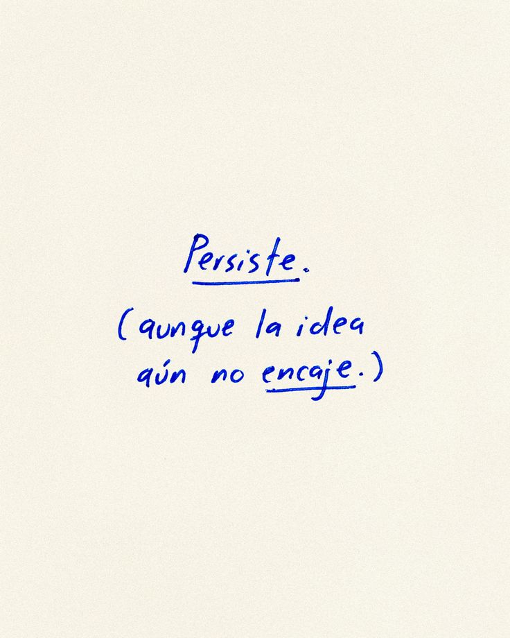 la claridad viene después, no antes ✍️