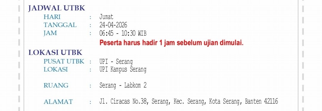 sean lolos utbk 2026 tweet media